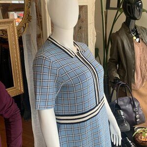 Karen Miller Blue & White knit dress Size XXXL